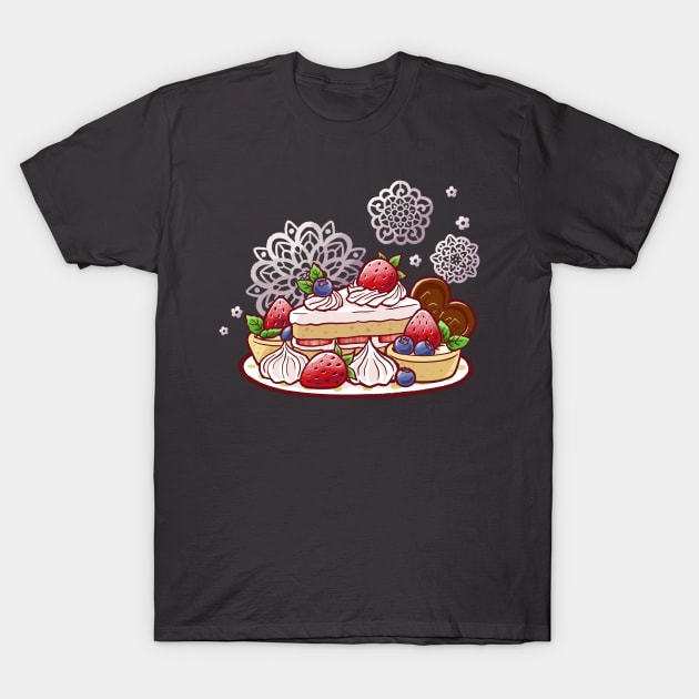 Strawberry Shortcake T-Shirt by norinoko